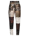 Dolce & Gabbana Woman Pants Khaki Size 2 Polyester, Synthetic Fibers, Wool, Silk, Cotton In Beige