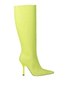 Liu •jo Woman Boot Yellow Size 8 Textile Fibers