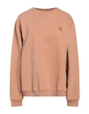 Nanushka Woman Sweatshirt Salmon Pink Size L Recycled Cotton, Organic Cotton