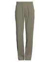 Msgm Man Pants Military Green Size 34 Viscose, Polyester