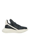 RICK OWENS RICK OWENS MAN SNEAKERS BLACK SIZE 11 SOFT LEATHER