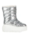 Casadei Woman Ankle Boots Grey Size 7 Textile Fibers In Grey