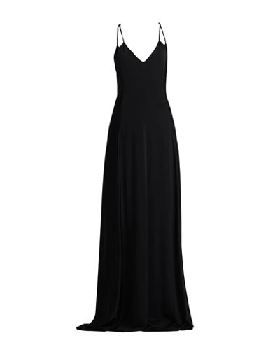 Vetements Woman Maxi Dress Black Size M Viscose, Elastane