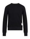 Thom Browne Man Sweatshirt Midnight Blue Size 3 Cotton, Elastane