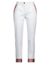 Dolce & Gabbana Woman Pants White Size 2 Cotton, Polyester, Synthetic Fibers, Silk, Metallic Polyest In White