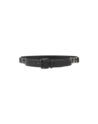 Dolce & Gabbana Man Belt Black Size 39.5 Calfskin