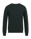 Boglioli Man Sweater Dark Green Size M Cashmere
