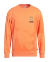 Moschino Man Sleepwear Orange Size L Cotton, Elastane