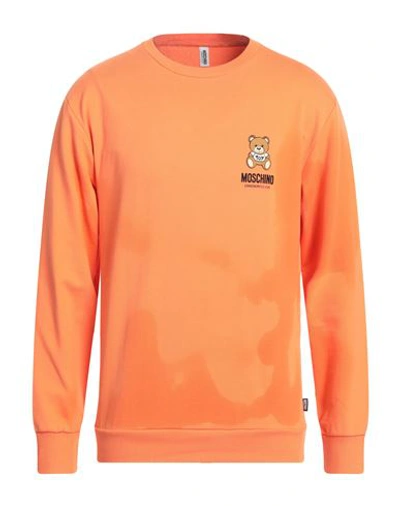 Moschino Man Sleepwear Orange Size Xxl Cotton, Elastane