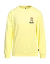 Moschino Man Sleepwear Yellow Size L Cotton, Elastane