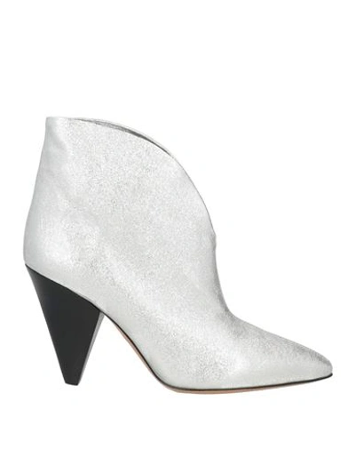 Isabel Marant Woman Ankle Boots Off White Size 8 Calfskin