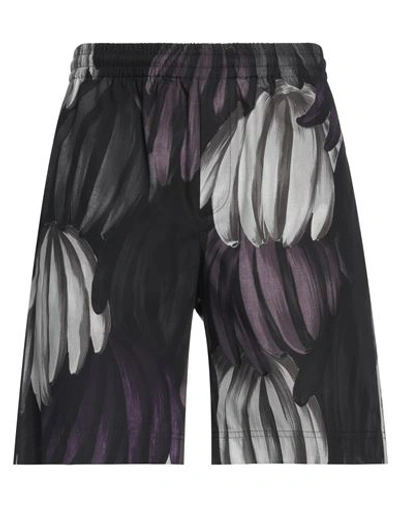 Msgm Man Shorts & Bermuda Shorts Purple Size 36 Cotton