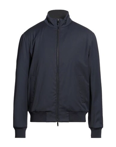 Giorgio Armani Man Jacket Midnight Blue Size 38 Virgin Wool, Polyamide, Elastane