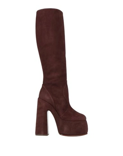CASADEI CASADEI WOMAN BOOT CHOCOLATE BROWN SIZE 11 LEATHER