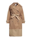 Semicouture Woman Overcoat Camel Size 8 Polyamide In Beige