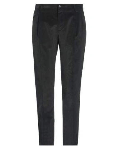 Dolce & Gabbana Man Pants Steel Grey Size 34 Cotton, Elastane In Black