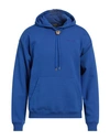 Versace Man Sweatshirt Blue Size Xl Cotton