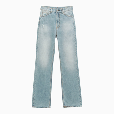 Acne Studios Light Blue Distressed Regular Jeans Unisex