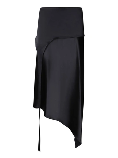 SSHEENA ASYMMETRIC DESIGN MIDI SKIRT