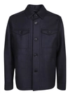Harris Wharf London Felted Virgin Wool Jacket In Black