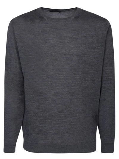 Dell'oglio Virgin Wool Pullover In Grey