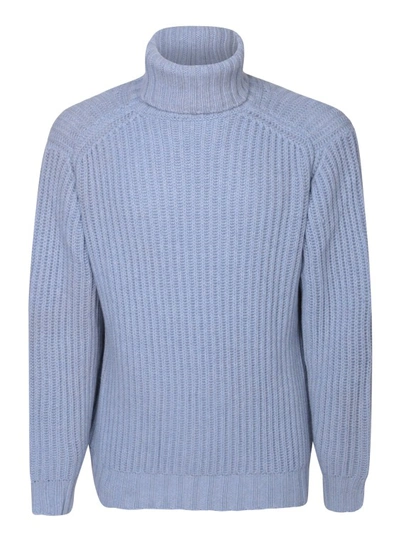 Dell'oglio Blue Cashmere Pullover