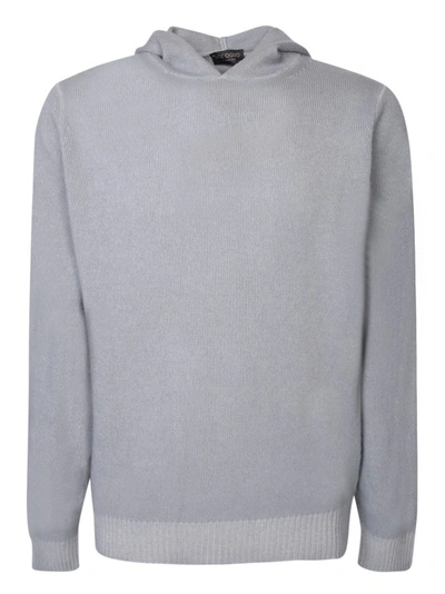 Dell'oglio Grey Hood Pullover