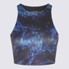 Off-white Off Aop Sleek Rower Top In Blue