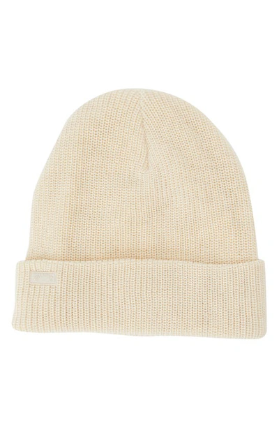 Billabong Roamer 3 Recycled Beanie In White Cap