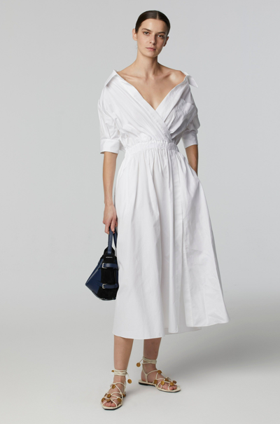 Altuzarra 'lydia' Dress In Optic White