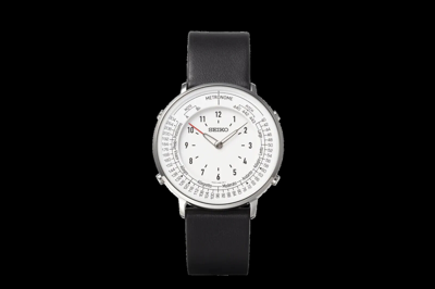 Pre-owned Seiko Metronome Watch The Minute Hand Is The Movement Of The Pendulum In Standard Line Monotone