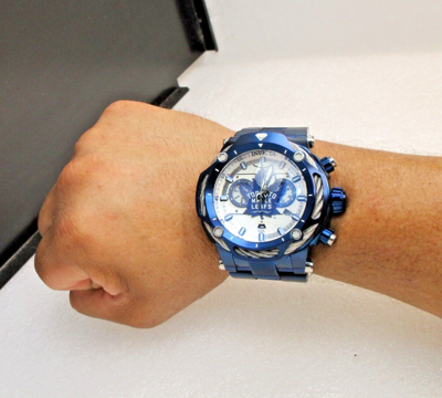 Pre-owned Invicta Bolt Men's Oversize 60mm Watch Toronto Maple Leafs: 42195