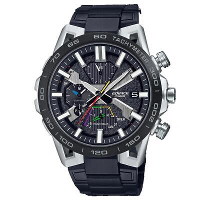 Pre-owned Casio Edifice Eqb2000dc-1a Sospensione Bluetooth Tough Solar Men's Watch