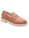 SANCTUARY WESTSIDE WOMENS LEATHER SLIP-ON LOAFERS