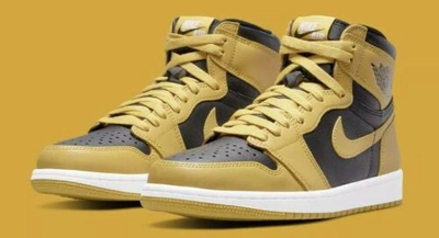 Pre-owned Jordan Nike  1 Retro High Pollen 555088-701 Mens Size 10.5 ? ? In Yellow