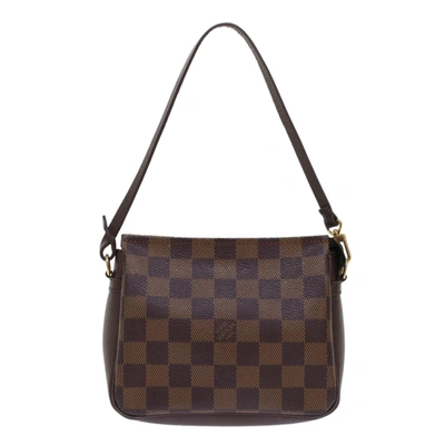 Pre-owned Louis Vuitton Trousse Makeup Canvas Clutch Bag () In Brown