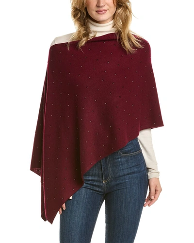 In2 By Incashmere Pearl Wool & Cashmere-blend Topper In Red