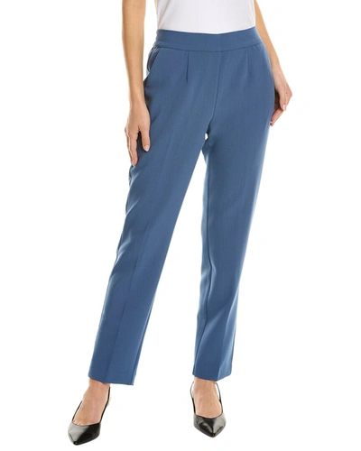 T Tahari Slim Pull-on Pant In Blue