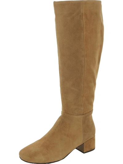 GENTLE SOULS BY KENNETH COLE ELLA STOVE PIPE BOOT WOMENS LEATHER BLOCK HEEL KNEE-HIGH BOOTS