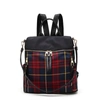 Mkf Collection By Mia K Nishi Nylon Plaid Backpack For Women's In Red