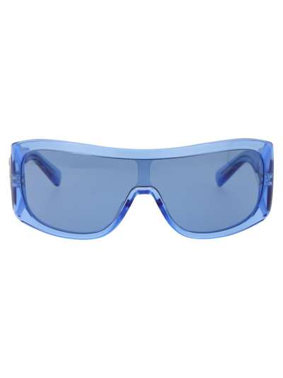Dolce & Gabbana Eyewear Shield Frame Sunglasses In Blue