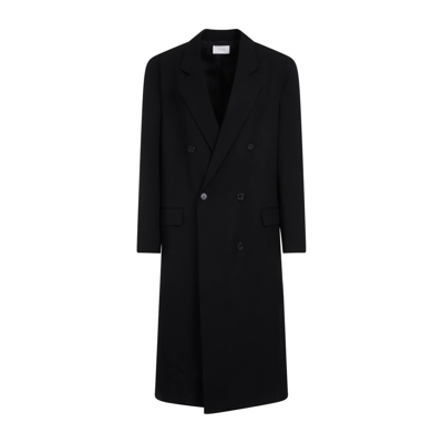 The Row Andy Coat In Black