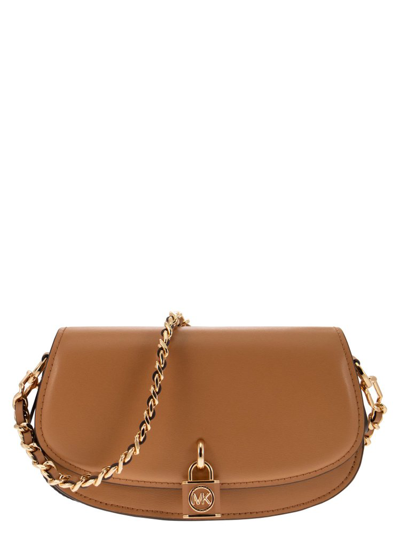 Michael Michael Kors Mila Small Shoulder Bag In Brown