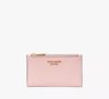Kate Spade Morgan Small Slim Bifold Wallet In Pink Dune