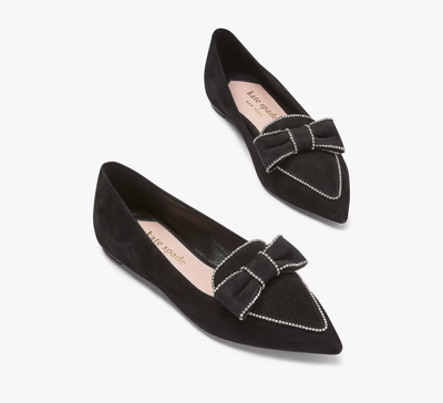 Kate Spade Be Dazzled Flats In Black