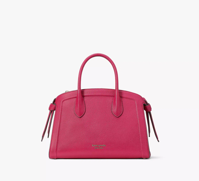 Kate Spade Knott Colorblocked Medium Zip-top Satchel In Renaissance Rose