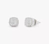 Kate Spade Time To Shine Lab-grown Diamond Accent Stud Earrings In Silver