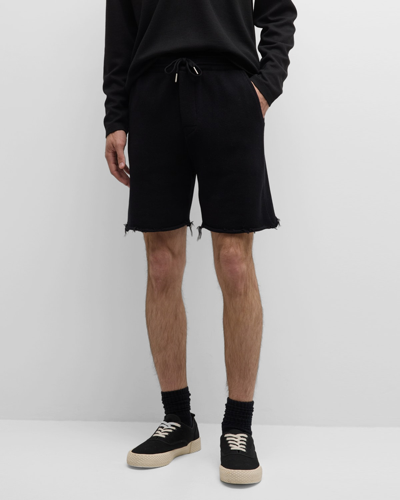 Ser.o.ya Men's Chris Cotton Knit Shorts In Black