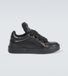 Dolce & Gabbana Snk Man Sneakers Black Size 9 Lambskin In Black