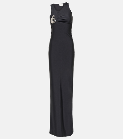 Coperni Single Emoji Dress In Black